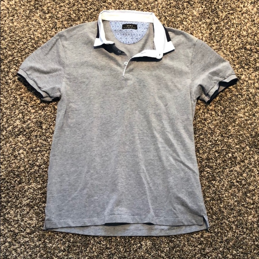 Zara Off Colored Collar Polo.